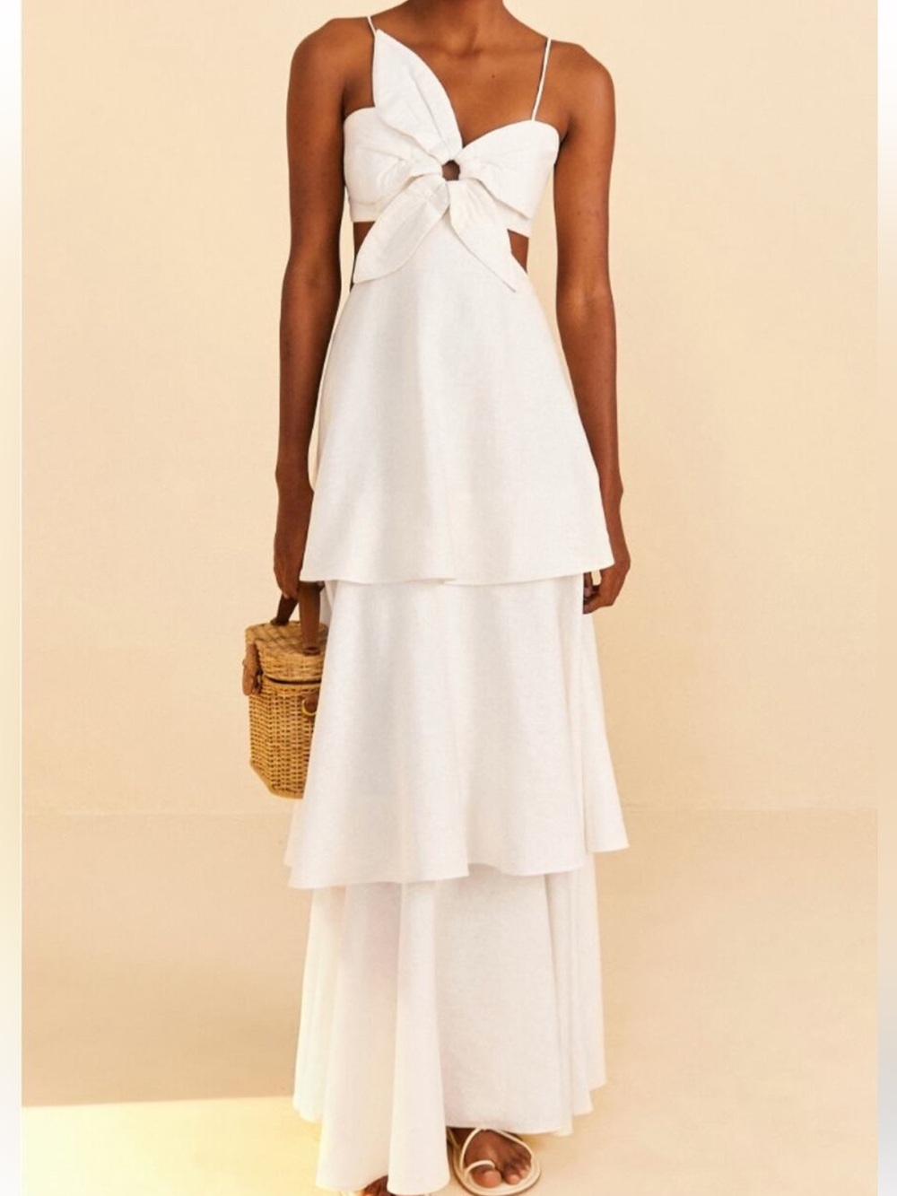 Farm Rio Flower Tiered Dress